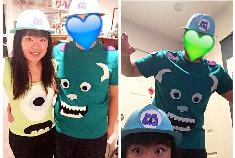 sully mike diy costume monsters inc couples