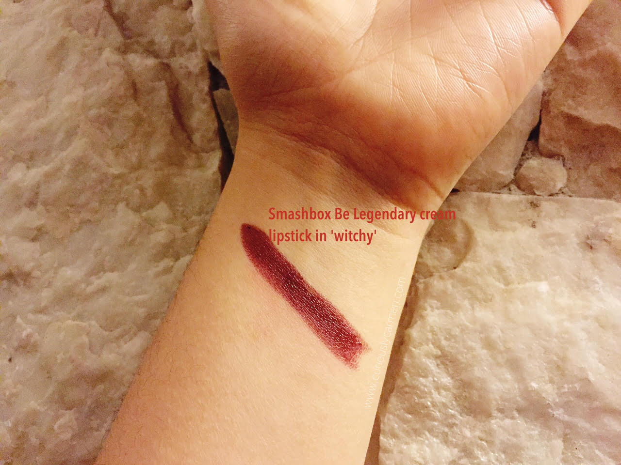 Smashbox be legendary lipstick cream finish witchy deep deals burgundy