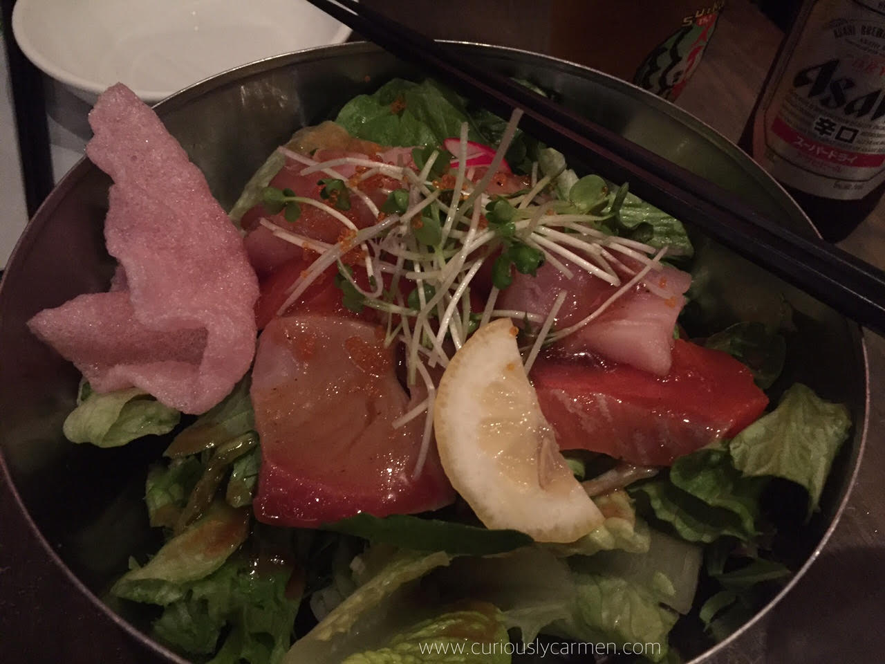 Suika Sashimi Salad Vancouver