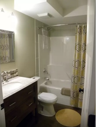 My Airbnb Experience Kelowna - Pictures of the suite washroom