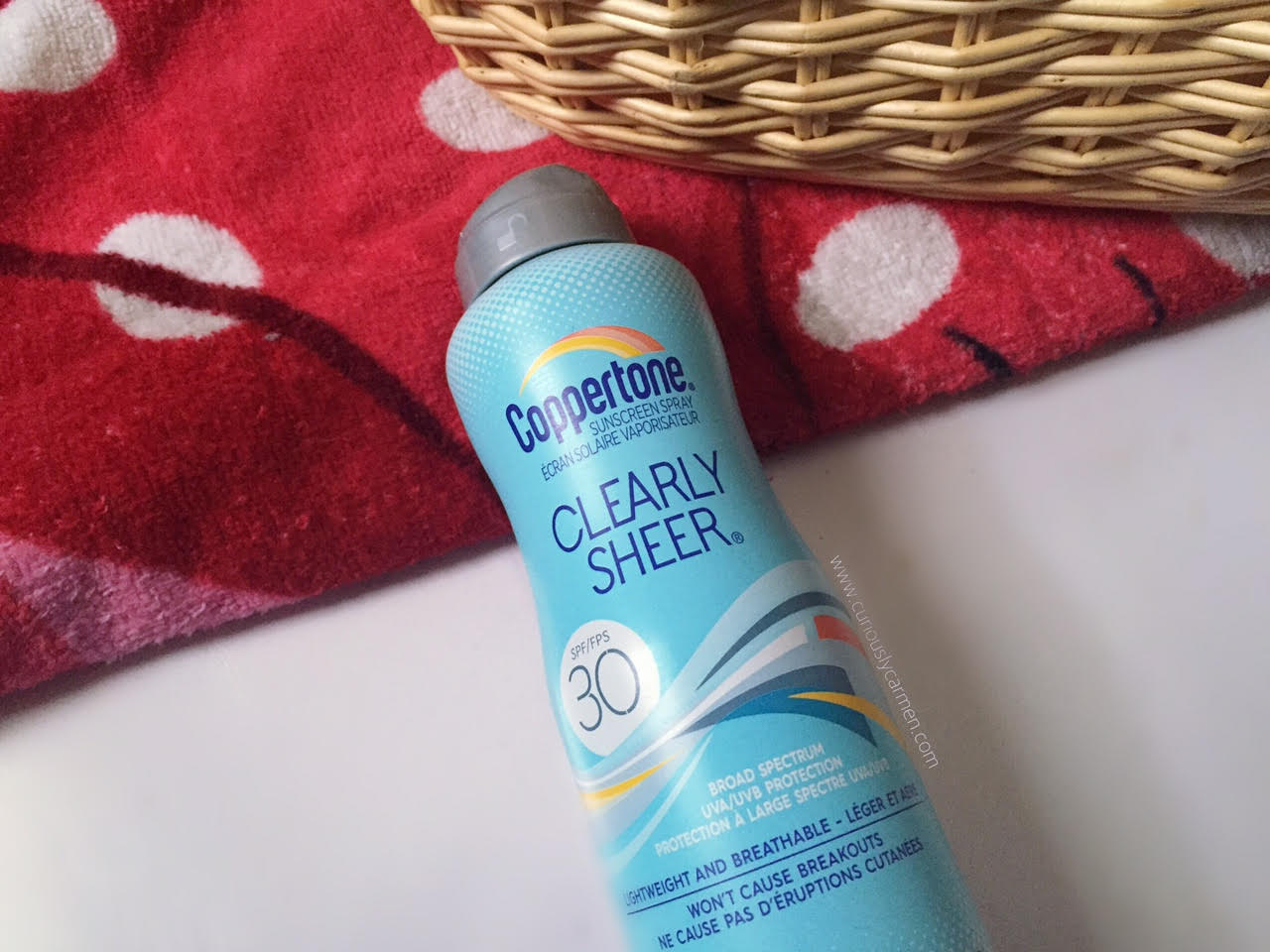 Coppertone Clearly Sheer Sunscreen Review