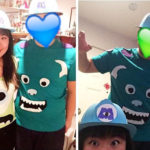 Monsters Inc. Mike & Sully DIY Costume (No Sewing Necessary) 