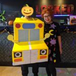 Ms Frizzle & Magic School Bus DIY Costume (No sewing required)